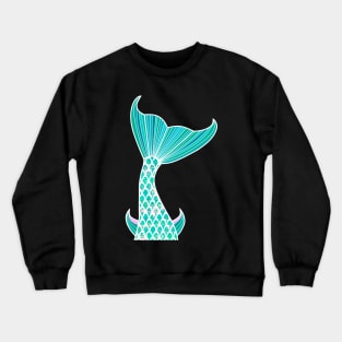 MERMAID Tail Blues Crewneck Sweatshirt